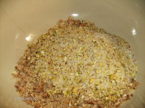 breadcrubms w sugar pistachios