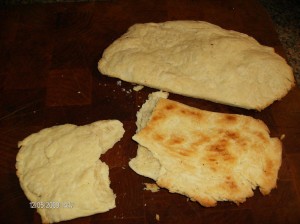 flat bread made by dough