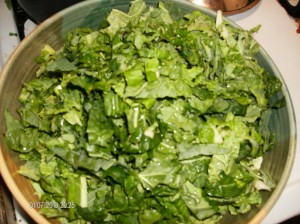 Cabbage w sesame oil