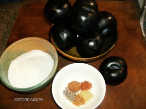 plum jam spices