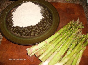 asperagus w flour