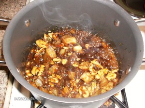 boiling spices w eggplant