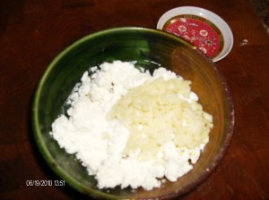 garlic cheese together