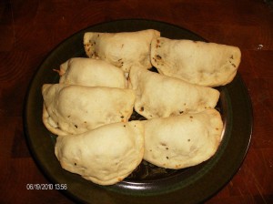 cooked cheese dumpling