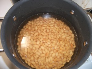 cooked beans